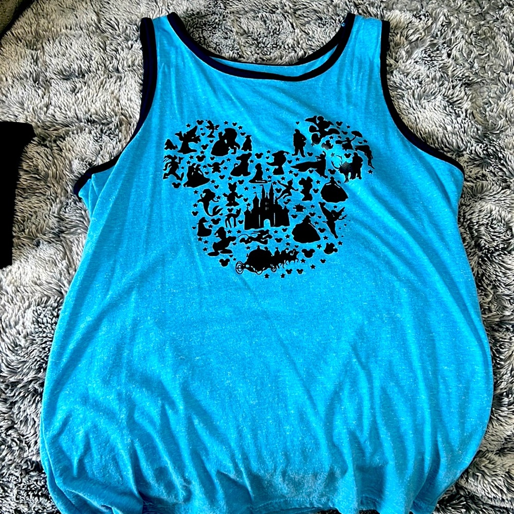 Men’s Disney tank top with all the characters